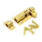 Barrel Bolt Brass 50mm