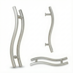 Aluminium Door S Handle 450mm Small
