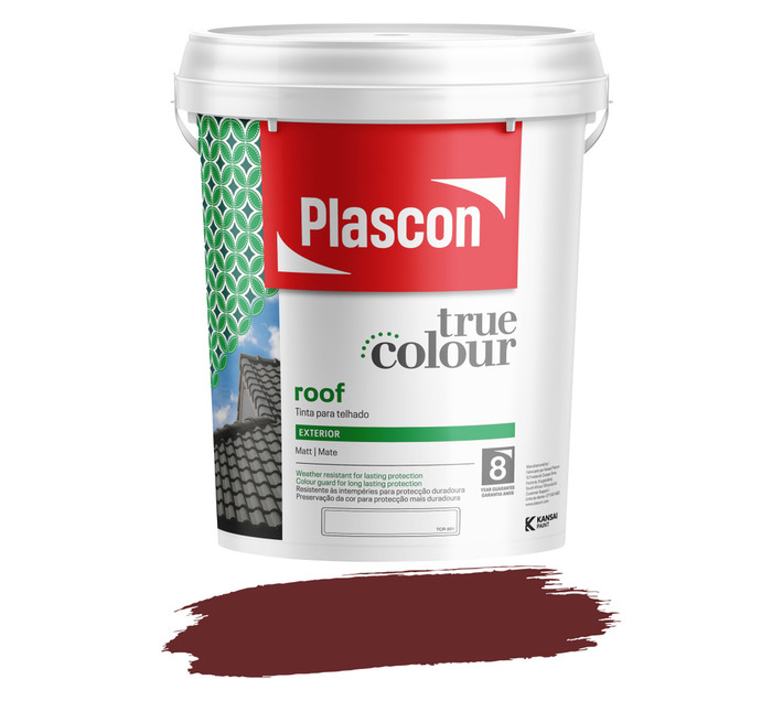 sideload-0385345425a5b09ad41bb7586898dce9 PNT T/PRO ROOF BRIGHT RED 5L - Image 1
