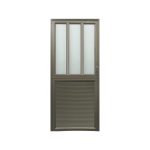 Door Aluminium 3 Panel Stable Bronze