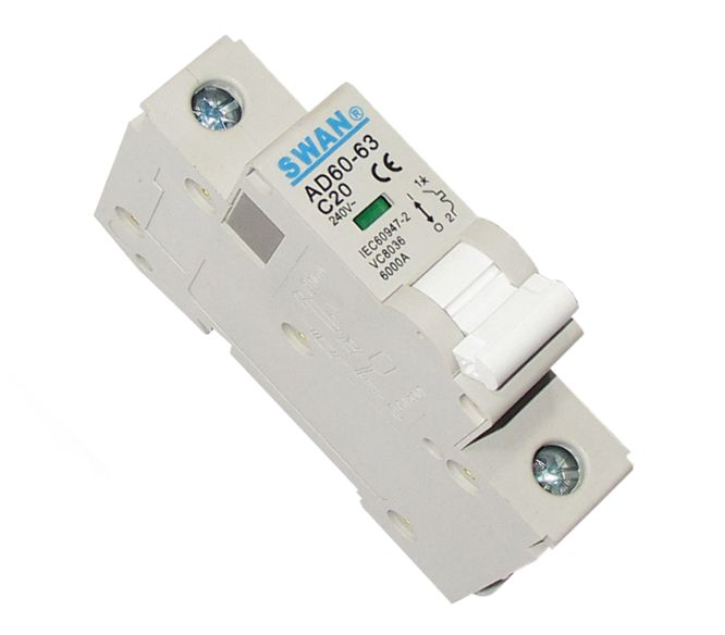 sideload-508972bee024f2d9d3b8fbde1c213bba ELC C/B 6KA DIN MOUNT 1POLE 20AMP - Image 1