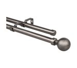 CURTAIN ROD BRS DBL 3M