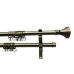 CURTAIN ROD BRS DBL 1.5M