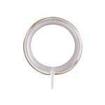 CURTAIN POLE RING SILV 25MM