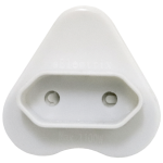 ELC PLUG ADAPTOR 2PIN EURO - 5AMP (SMALLER APPLIAN